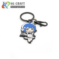 Keychain Manufacturer Promotional Metal Gift Cartoon Zinc Alloy Souvenir Decoration Enamel Metal Custom Key Chain for Promotion Gifts